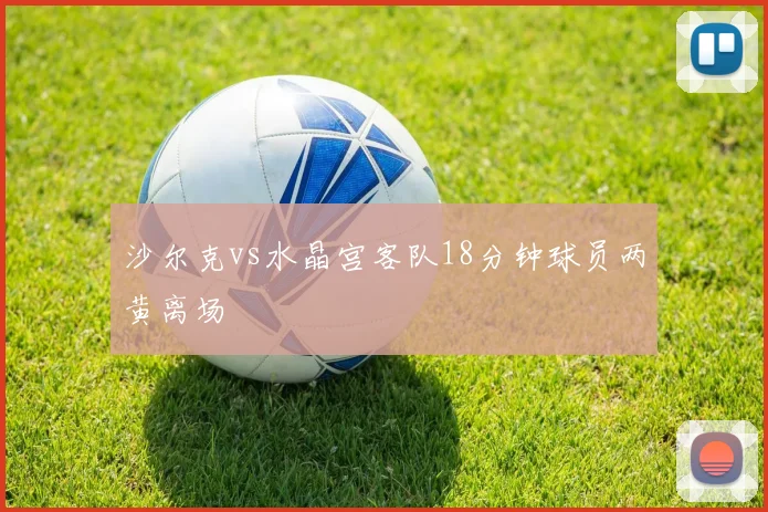 沙尔克vs水晶宫客队18分钟球员两黄离场